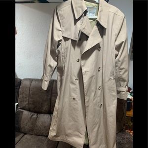 WOMEN TOP QUALITY "LONDON FOG" ALL WEATHER JACKET-KHAKI TAN-sz 10 REG